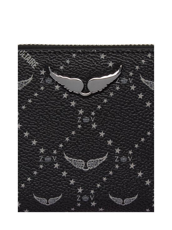 Zadig&Voltaire - Mini ZV Monogram -nahkalompakko - BLACK | Stockmann - photo 4