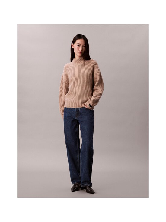Calvin Klein Jeans - Chunky Wool Blend T Neck džemperis - WGB GUILFORD NEUTRAL | Stockmann - photo 3