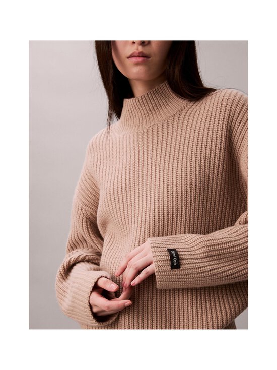 Calvin Klein Jeans - Chunky Wool Blend T Neck džemperis - WGB GUILFORD NEUTRAL | Stockmann - photo 5