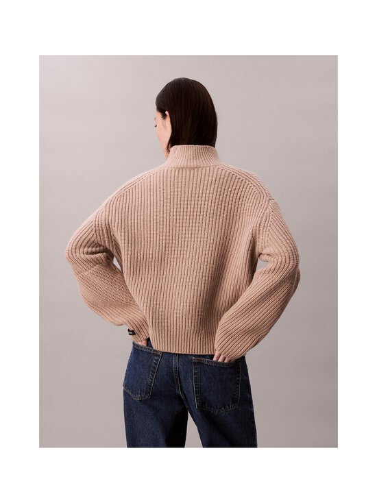 Calvin Klein Jeans - Chunky Wool Blend T Neck džemperis - WGB GUILFORD NEUTRAL | Stockmann - photo 7