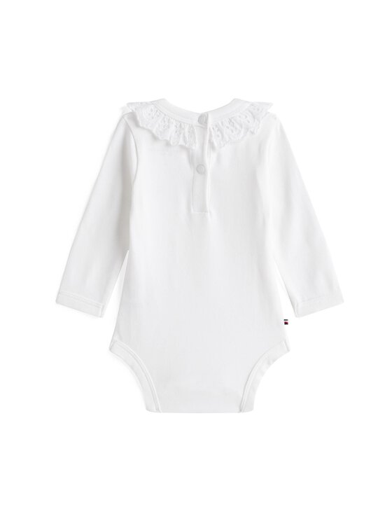 Tommy Hilfiger - Body brodeeratulla kauluksella - YBR WHITE | Stockmann - photo 2