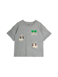 Mini Rodini - Minibabies Patches t-paita - 94 GREY MELANGE | Stockmann