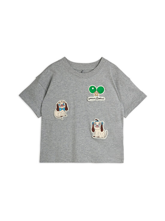 Mini Rodini - Minibabies Patches t-paita - 94 GREY MELANGE | Stockmann - photo 1