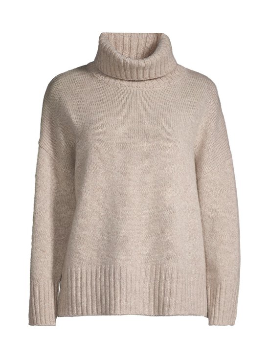 NOOM - Oona Mouline Rollneck -neule - TAUPE/WHITE MEL CX007 | Stockmann - photo 1