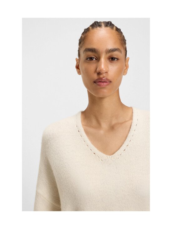 BOSS - Fondyssa-neulepusero - 118 OPEN WHITE | Stockmann - photo 5