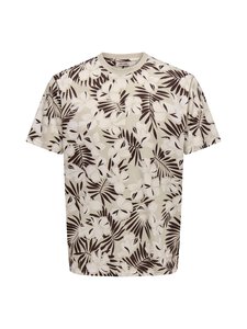 Only & Sons - OnsPerry Life t-paita - SILVER LINING AOP:EGRET + COFFEE BEAN | Stockmann