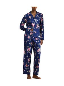 Lauren Ralph Lauren - Notch Collar Set pidžama 2-daļas - 401 NAVY PRT | Stockmann