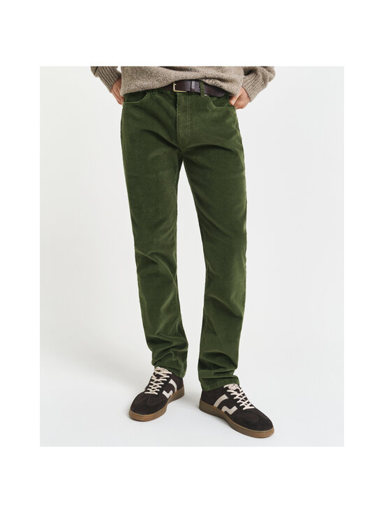 GANT - Regular fit -vakosamettifarkut - 360 COUNTRY GREEN | Stockmann - photo 4