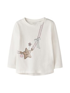 Name It - NmfVix trikotāžas krekls - CLOUD DANCER PRINT:STAR BAG | Stockmann
