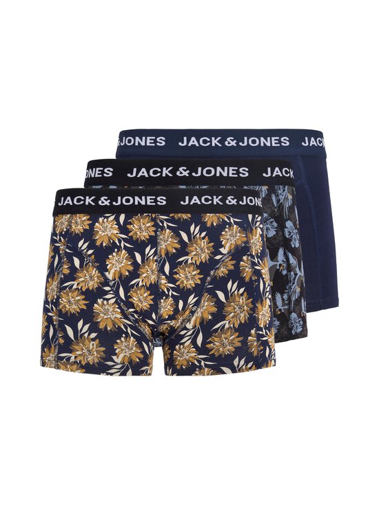 Jack & Jones - JacBird Flower -alushousut 3-pack - NAVY BLAZER | Stockmann - photo 1