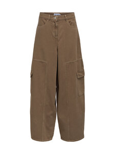 Object - ObjLulva Mid Waist Oversize bikses - DESERT TAUPE | Stockmann