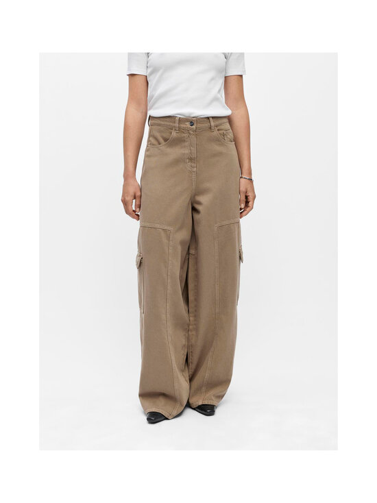 Object - ObjLulva Mid Waist Oversize bikses - DESERT TAUPE | Stockmann - photo 5