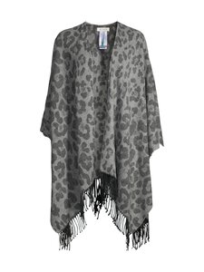 A+more - Ashlyn pončo 130 x 170 cm - GREY/BLACK | Stockmann