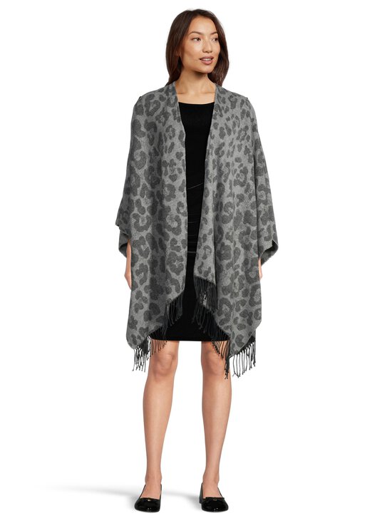 A+more - Ashlyn pončo 130 x 170 cm - GREY/BLACK | Stockmann - photo 2