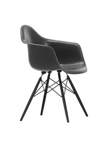 Vitra - Eames DAW Fiberglass -tuoli elephant grey/musta vaahtera - GREY | Stockmann