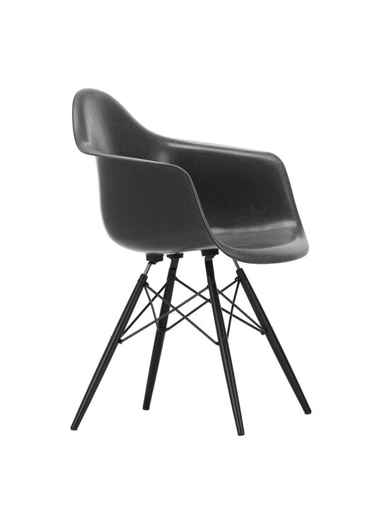 Vitra - Eames DAW Fiberglass -tuoli elephant grey/musta vaahtera - GREY | Stockmann - photo 1
