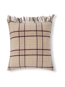 Lexington - Ruudullinen tyynynpäällinen 50 x 50 cm - 2097 BEIGE/FIG | Stockmann