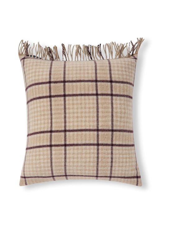 Lexington - Ruudullinen tyynynpäällinen 50 x 50 cm - 2097 BEIGE/FIG | Stockmann - photo 1