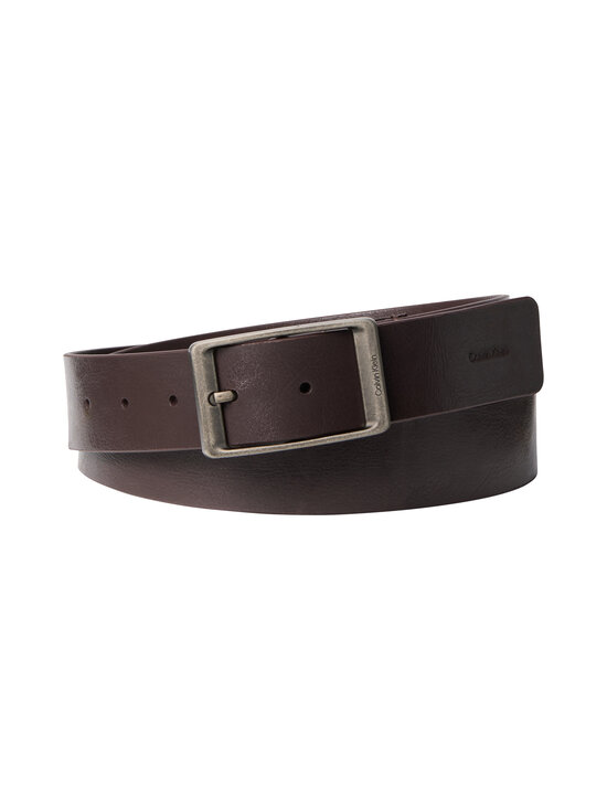 Calvin Klein Bags & Accessories - Vöö Casual Round Buckle Tumbled, 35 mm - YG1 CK DARK BROWN / ANTIQUE SILVER | Stockmann - photo 1