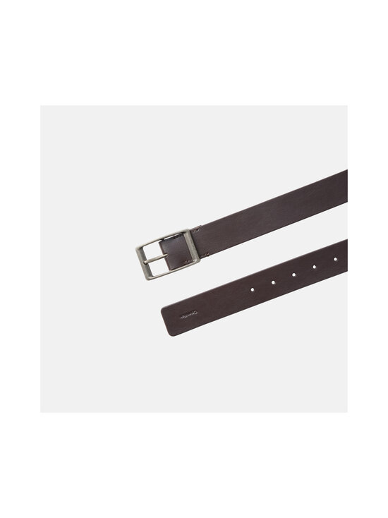 Calvin Klein Bags & Accessories - Vöö Casual Round Buckle Tumbled, 35 mm - YG1 CK DARK BROWN / ANTIQUE SILVER | Stockmann - photo 2