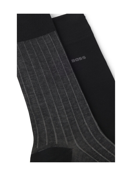 BOSS - Rib Steve zeķes 2 iepak. - 001 BLACK | Stockmann - photo 3