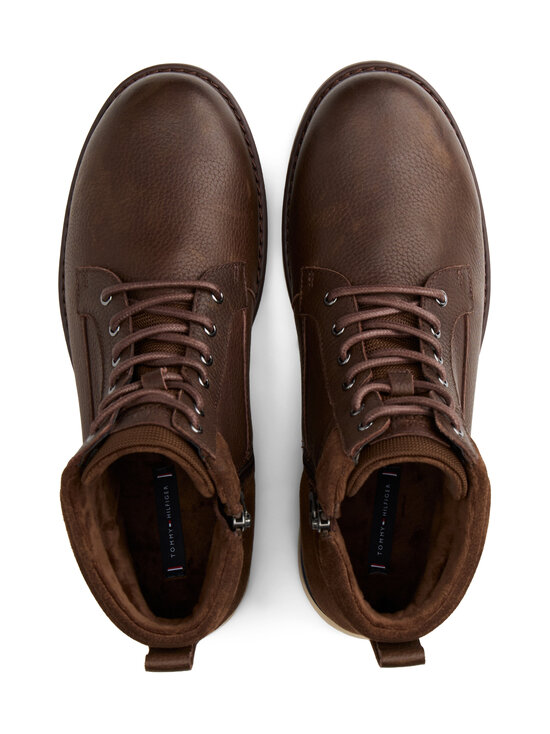 Tommy Hilfiger - W Corporate Lace -nahkannilkkurit - GV0 LEGACY BROWN | Stockmann - photo 2