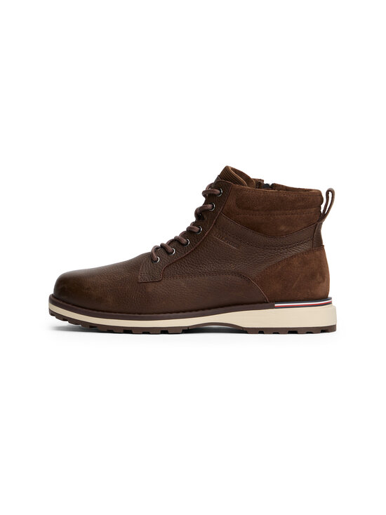 Tommy Hilfiger - W Corporate Lace -nahkannilkkurit - GV0 LEGACY BROWN | Stockmann - photo 4
