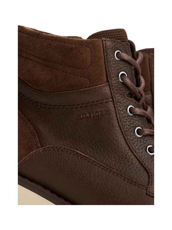 Tommy Hilfiger - W Corporate Lace -nahkannilkkurit - GV0 LEGACY BROWN | Stockmann - photo 5