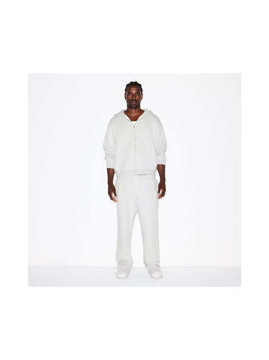 SKIMS - Fleece Lounge Relaxed Zip Up džemperis ar kapuci - LIGHT HEATHER GREY | Stockmann - photo 2