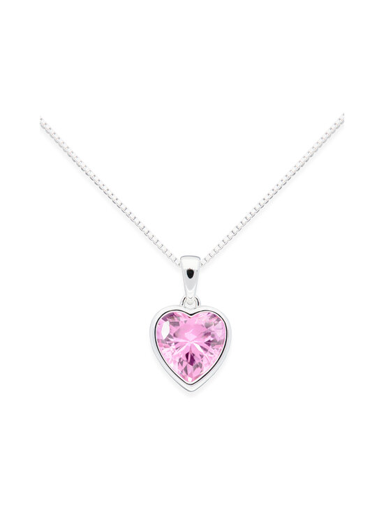 Annele - Sweethearts Light Pink In Silver kaklarota - LIGHT PINK | Stockmann - photo 1