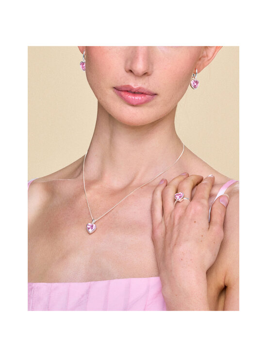 Annele - Sweethearts Light Pink In Silver kaklarota - LIGHT PINK | Stockmann - photo 2