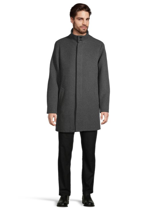 ESSENTIALS by Stockmann - Ezra Wool -kangastakki - DK. GREY MEL. | Stockmann - photo 2