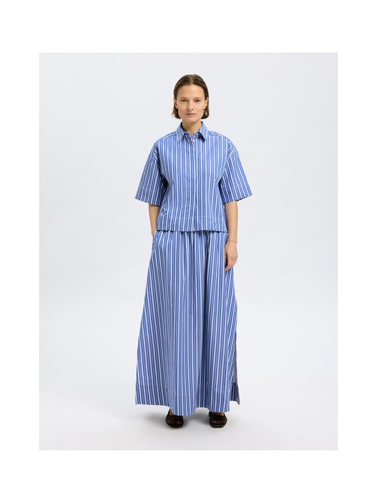 Selected - SlfFia kreklblūze - DAZZLING BLUE STRIPES:BRIGHT WHITE | Stockmann - photo 6