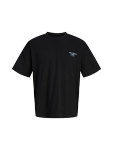 Jack & Jones - JorSanremo Back Crew Neck T-krekls - BLACK | Stockmann
