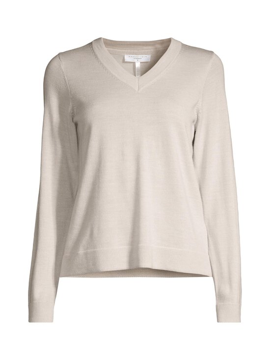 ESSENTIALS by Stockmann - Annie-merinoneulepusero - OATMEAL MEL 215458 | Stockmann - photo 1