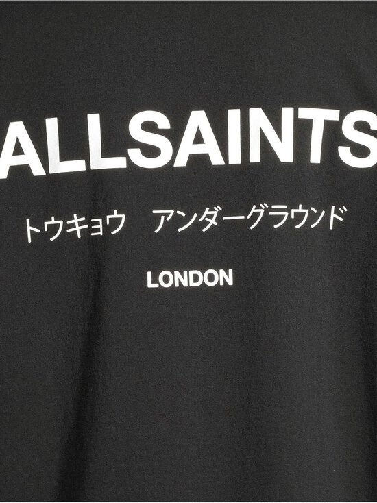 Allsaints - Underground Crew t-paita - JET BLACK | Stockmann - photo 5