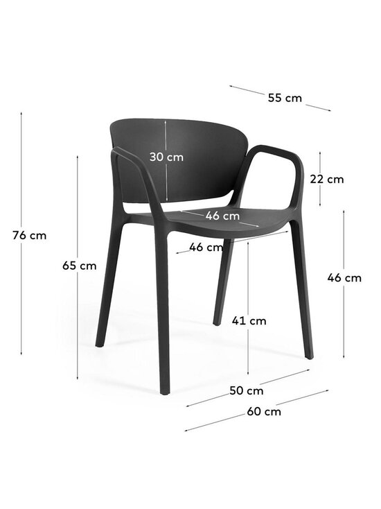 Kave Home - Ania-tuoli - MUSTA - photo 8 Kave Home - Ania-tuoli - MUSTA | Stockmann - photo 8