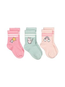 Lindex - Kawaii-sukat 3-pack - 6907 LIGHT DUSTY PINK | Stockmann