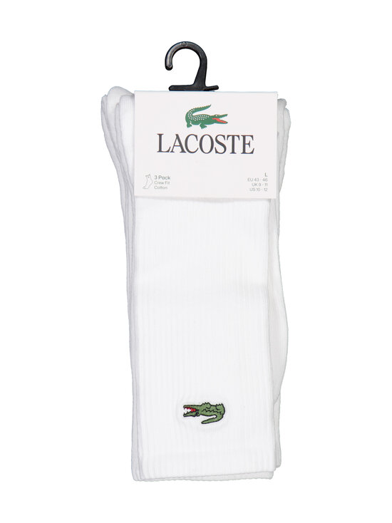 Lacoste - Signature Sport -sukat 3-pack - 001 WHITE | Stockmann - photo 3