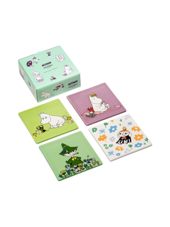 Moomin Arabia - Keraamilised klaasialused, 4 tk - MULTICOLOUR | Stockmann - photo 2
