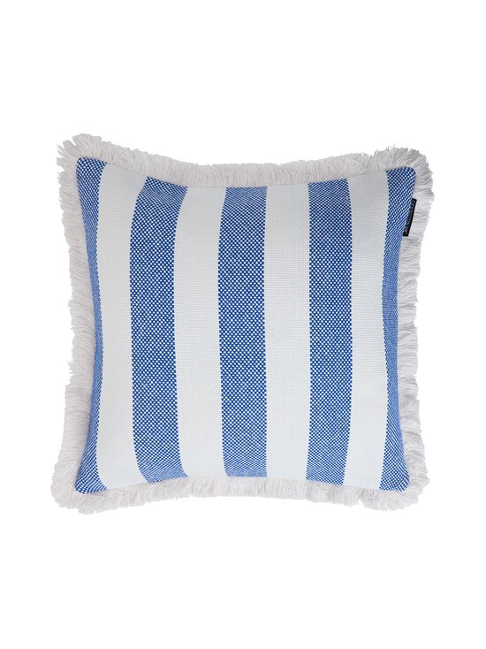 Lexington - Block Striped Fringe -tyynynpäällinen 50 x 50 cm - WHITE/SEA BLUE - photo 1 Lexington - Block Striped Fringe -tyynynpäällinen 50 x 50 cm - WHITE/SEA BLUE | Stockmann - photo 1