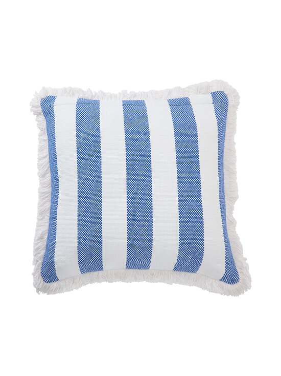 Lexington - Block Striped Fringe -tyynynpäällinen 50 x 50 cm - WHITE/SEA BLUE - photo 2 Lexington - Block Striped Fringe -tyynynpäällinen 50 x 50 cm - WHITE/SEA BLUE | Stockmann - photo 2