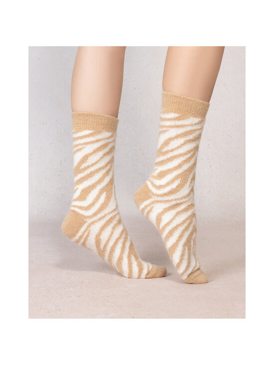 Bleuforêt - Alpaca Wool Zebra Pattern -sukat - DJ4 / CAMEL | Stockmann - photo 2
