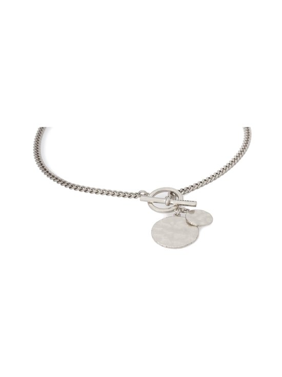 Allsaints - Disc Toggle Pendant -kaulakoru - WARM SILVER | Stockmann - photo 3