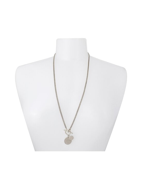 Allsaints - Disc Toggle Pendant -kaulakoru - WARM SILVER | Stockmann - photo 4