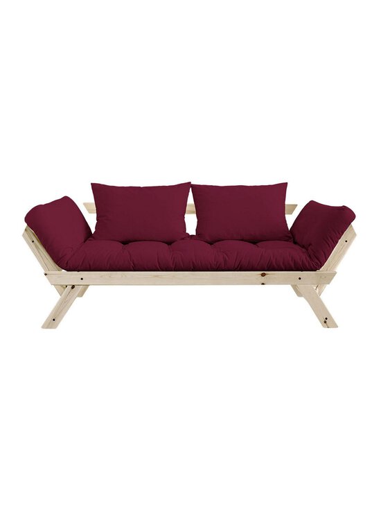 Karup - Bebop-futonsohva bordeaux/mänty L 180 cm - PINK | Stockmann - photo 1