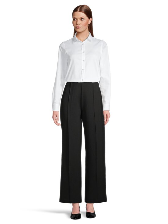 NOOM - Jenna punto -leveälahkeiset housut - BLACK | Stockmann - photo 3