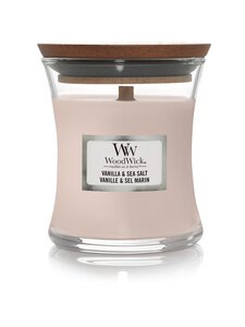 Woodwick - Lõhnaküünal Vanilla & Sea Salt Mini - PINK Woodwick - Lõhnaküünal Vanilla & Sea Salt Mini - PINK | Stockmann