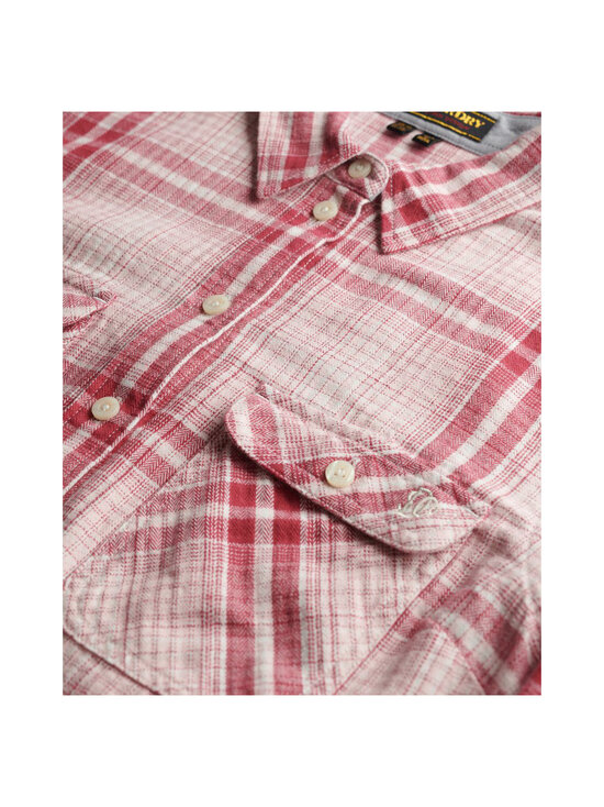 Superdry - Lumberjack Check Flannel -paita - L9Y PINK WHITE CHECK | Stockmann - photo 2