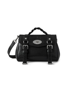 Mulberry - Mini Alexa High Shine -nahkalaukku - A100 BLACK | Stockmann